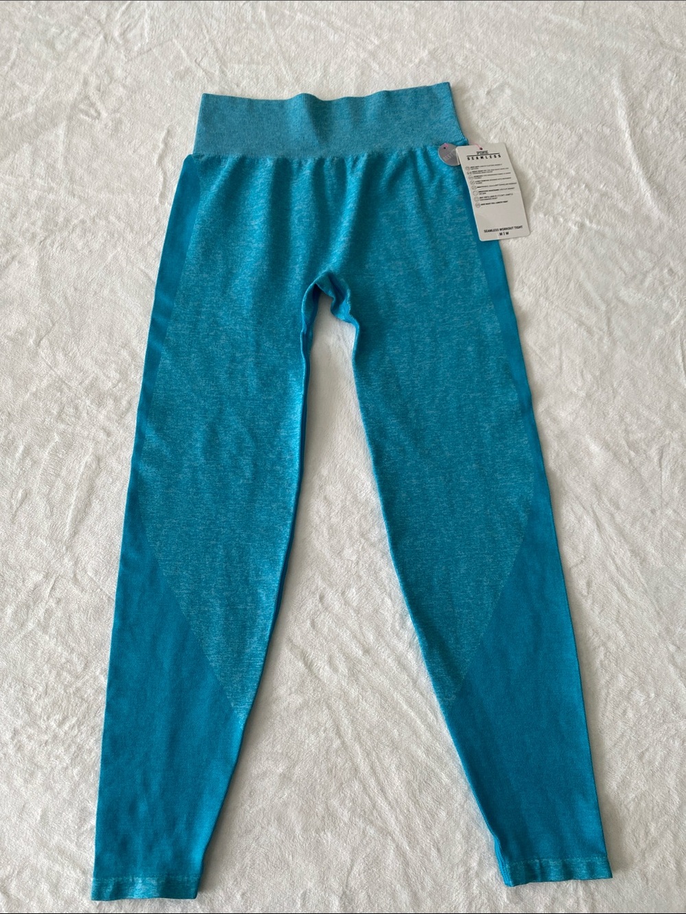 VS-Pink Teal Leggings - Stretchy Comfort Bottoms